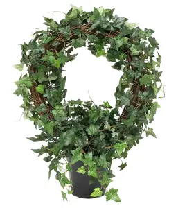 Murgrønn på bue - Kunstig plante - 75 cm - www.frokenfraken.se