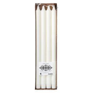 Kronelys - 8 stk - 35 cm - 100% stearin - www.frokenfraken.se