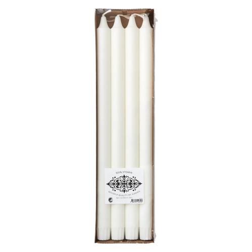 Kronelys - 8 stk - 35 cm - 100% stearin - www.frokenfraken.se