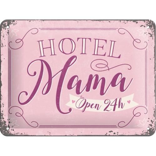 Plateskilt - Hotel Mama - 15 x 20 cm - www.frokenfraken.se