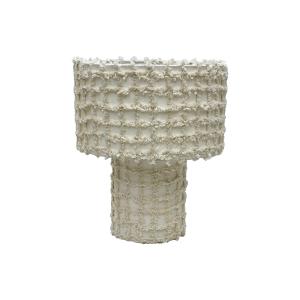 Bordslampe - Rutete Stoff - Beige - 44 x 60 cm - www.frokenfraken.se