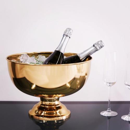 Champagneskål Edward - Gull - Ø36 x 24 cm - www.frokenfraken.se