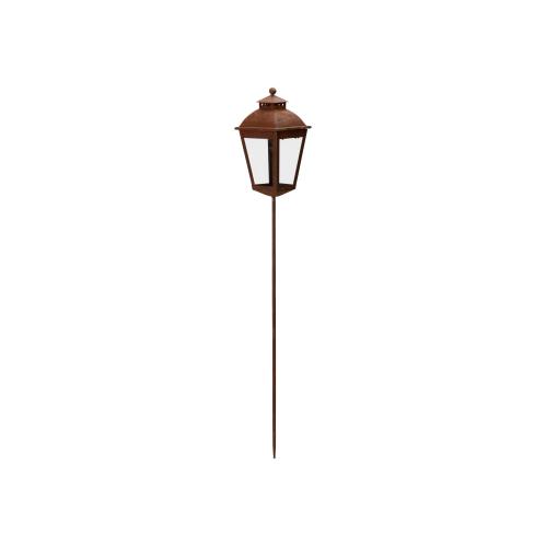 Lyslykt på pinne - Rust - 75 cm - www.frokenfraken.se