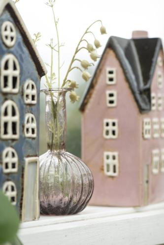 Lyslykt - Huset Rosa - Nyhavn - 20 cm - www.frokenfraken.se