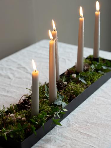 Bordslysestake - Sund - 5 lys magnet - svart - 60 cm - www.frokenfraken.se