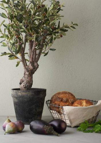 Olivtre - Kunstig plante - 80 cm - www.frokenfraken.se