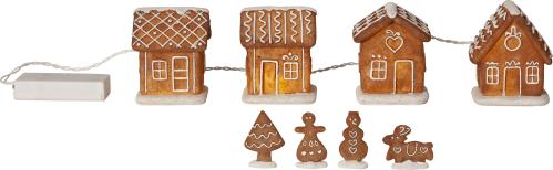 Lyslenke - Jul - Gingerville - 9 cm - www.frokenfraken.se