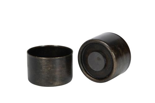Ljusholder med magnet - Varmeljos - Mørkebrun - 4 x 2,7 cm - www.frokenfraken.se
