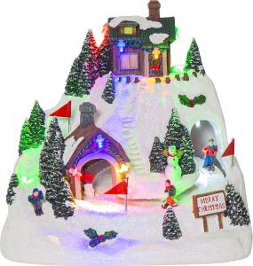 Dekorasjonslandsby - Alpene - 20 cm - www.frokenfraken.se