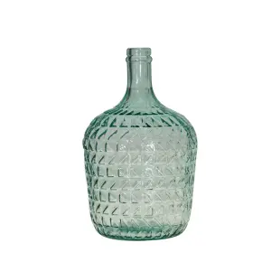 Glasflaske - Mønstret - 30 cm - www.frokenfraken.se