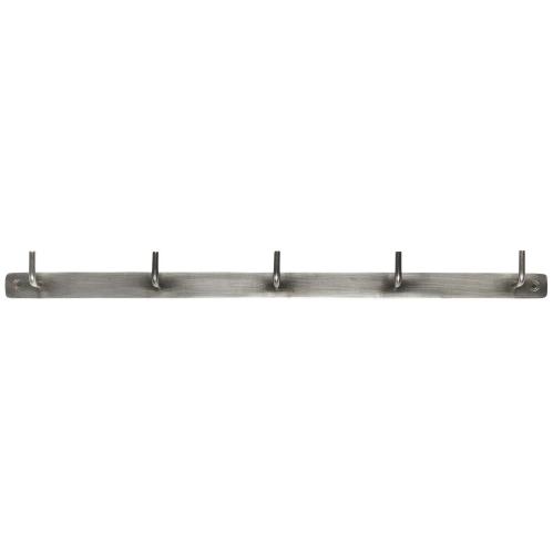 Kleskrok med 5 kroker i rustfritt stål - 50,5 X 4,5 X 3,7 CM - www.frokenfraken.se