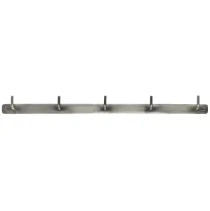 Kleskrok med 5 kroker i rustfritt stål - 50,5 X 4,5 X 3,7 CM - www.frokenfraken.se