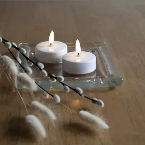 Batterilys - Votivlys 5 cm - Flamme - 2 stk - www.frokenfraken.se