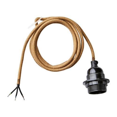 Lampeskjøt - Brun tekstil - 200 cm - www.frokenfraken.se