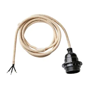 Lampesnor - Naturtekstil - 200 cm - www.frokenfraken.se