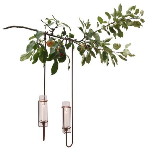 Hengende lysestake - Med Glass - 80 cm - www.frokenfraken.se