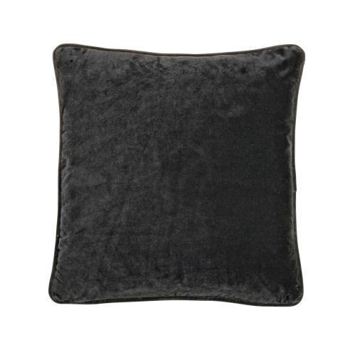 Putetrekk - Sammet - Svart - 45 X 45 cm - www.frokenfraken.se