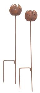 Lysstake på pinne - For telys - Tulipan - 59 cm - www.frokenfraken.se