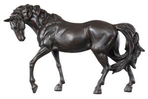 Hest Svart/Brun - 67 x 14 x 44 cm - www.frokenfraken.se