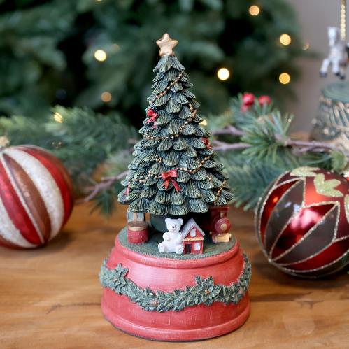 Spilleboks – Juletre – Ø10 x 19 cm - www.frokenfraken.se