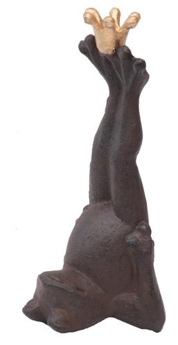 Groda med krone - Dekorasjon - 21 cm - www.frokenfraken.se