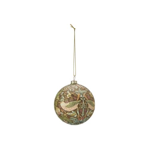Julekule – Grønn - 1 Stk - Ø8 cm - www.frokenfraken.se