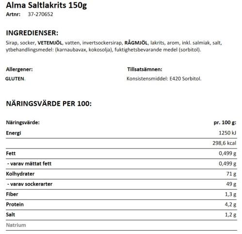 Presentboks - Søt & Salt Lakris - 16 cm - www.frokenfraken.se