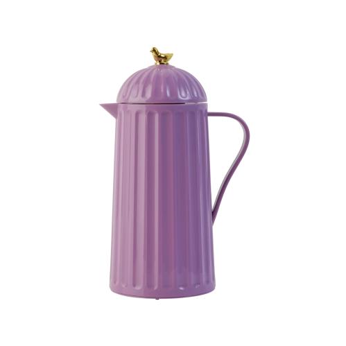 Termos - Lavendel med guldfugl - 1L - www.frokenfraken.se