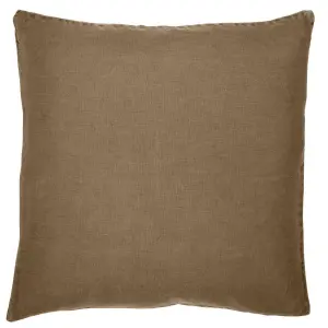 Putetrekk sjokolade - Lin - 50 x 50 cm - www.frokenfraken.se