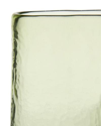 Drinker Glass - Disa Hammered - Green - Ø6 x 15 cm - www.frokenfraken.se