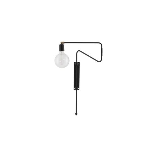 Vegglampe - Swing - Svart - 35 cm - www.frokenfraken.se