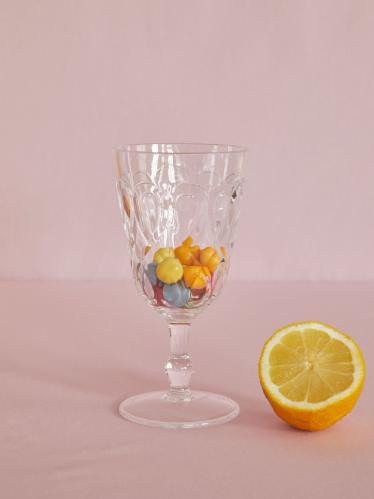 Vinglass - Akryl - 17 cm - www.frokenfraken.se