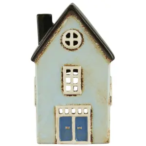 Lyslykt - Hus - Nyhavn - Mint - 19 cm - www.frokenfraken.se