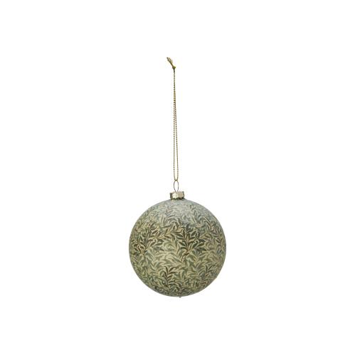 Julekule – Grønn - 1 Stk - Ø8 cm - www.frokenfraken.se