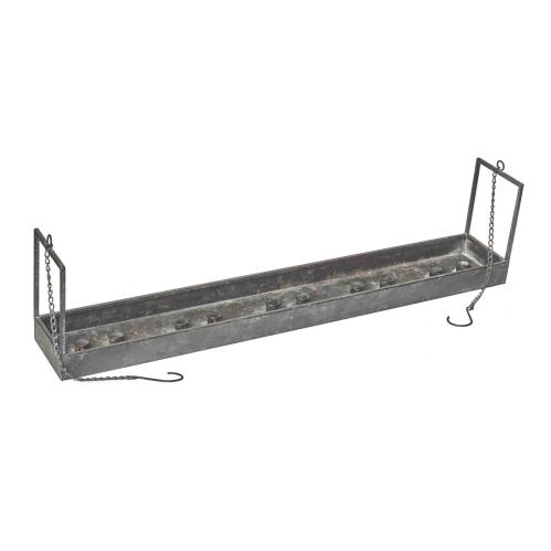 Hengende lyshylle - 10 lysholdere - 100 x 15 x 26 x 64 cm - www.frokenfraken.se