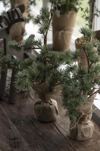 Lerketre i jutekrukke - 34 cm - www.frokenfraken.se