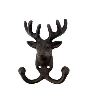 Krok - Gjutjern - Ren - svart/brun - 4 x 13 x 10 cm - www.frokenfraken.se