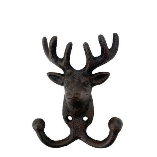 Krok - Gjutjern - Ren - svart/brun - 4 x 13 x 10 cm - www.frokenfraken.se