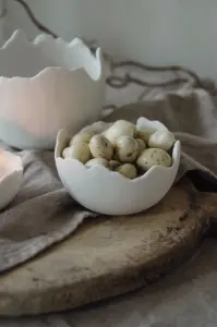 Påskepynt - Eggskall - 10 x 10 cm - www.frokenfraken.se