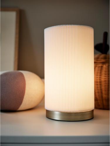 Dora - Bordlampe - Hvit - Ø14 x 25 cm - www.frokenfraken.se