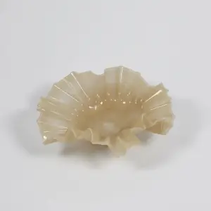 Fat/Skål - Loa - Beige - Glass - Ø32 cm - www.frokenfraken.se