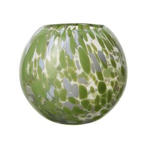 Varmelysholder - Dot - Grønn - Ø15 x 13 cm - www.frokenfraken.se