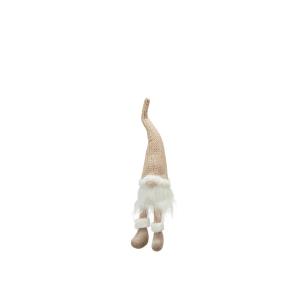 Nisse – Sittende - Beige - 40 cm - www.frokenfraken.se