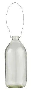 Glasflaske - Vase i tråd - 1000 ml - Ø8,7 x 22,5 cm - www.frokenfraken.se