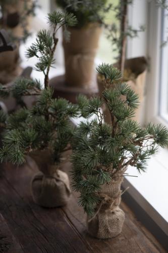 Lerketre i jutekrukke - 34 cm - www.frokenfraken.se