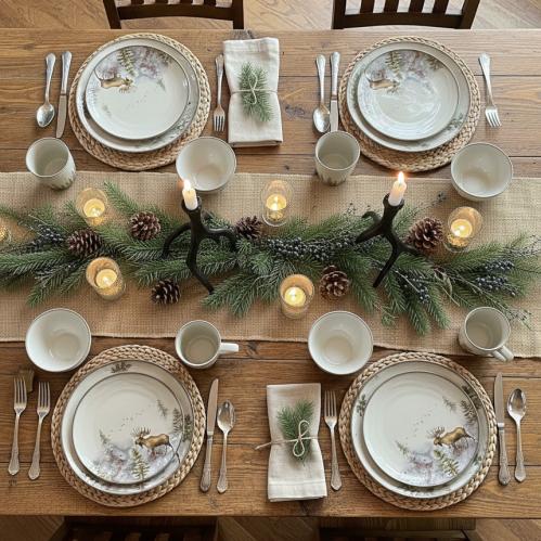 Middagstallerken - Elg - Ø28 cm - www.frokenfraken.se