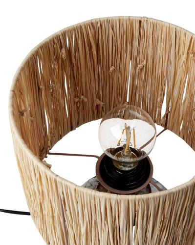 Bordlampe - Natur & Steintøy - Ø22 x 35 cm - www.frokenfraken.se