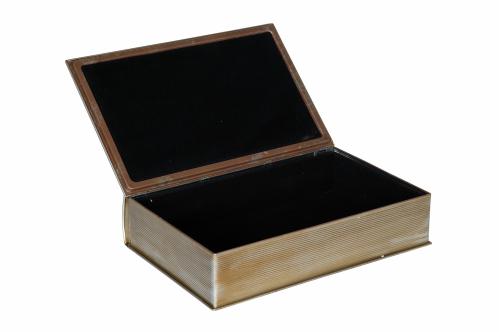 Oppbevaringsbok - Bokboks - Metall - 16 x 5 x 26 cm - www.frokenfraken.se