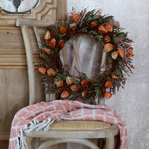 Krans - Høst - Terracotta - Ø46 cm - www.frokenfraken.se