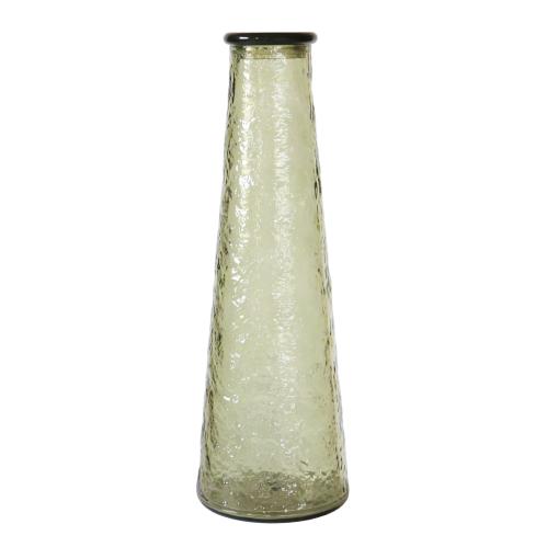 Karaff/Flaske - Plast - Riflet - Grønn - 30 cm - www.frokenfraken.se